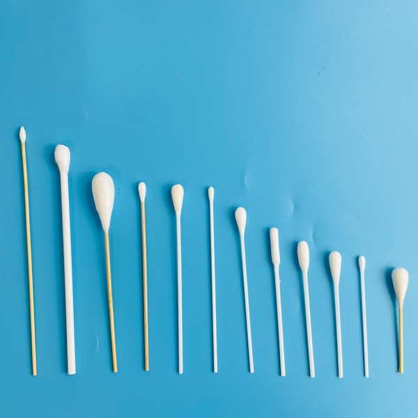 Quality Sterile Sample Collection Swab Cotton Tipped EO Standard Medical Swab for sale