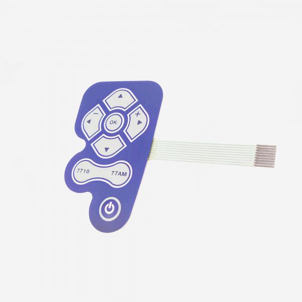 Quality Irregular Shape PET Tactile Membrane Switch With Glossy Matte Surface for sale