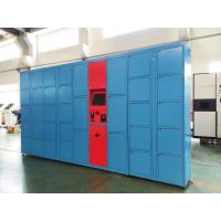 China Fingerprint Key Locker Rental For Airport And Train Station With Advertising Function factory
