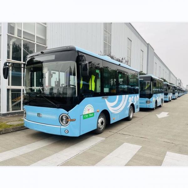 Quality New Energy 7m 24 Seat Battery Operated Electric City Bus 69km/H for sale