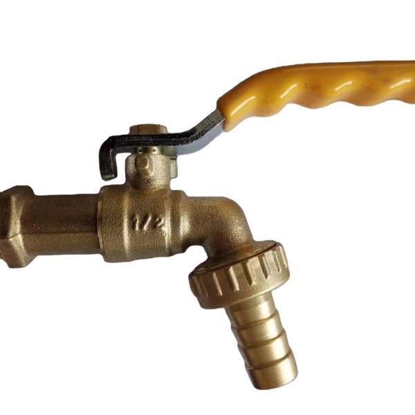 Quality Agricultural Brass Bibcock Valve Irrigation Taps 5 Years Warranty for sale