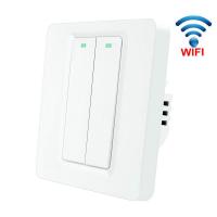 china eWeLink APP control Push Button Wifi Wall Light Switch, EU standard wireless wifi smart switch google home/Alexa
