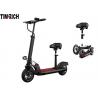 China TM-TM-H06B Aluminum Alloy Frame Standing Electric Scooter Drum Rear Foot Brake With Led Lights factory