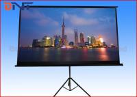 China Large Motorized Projector Screen , Electric Pull Down Projector Screen factory