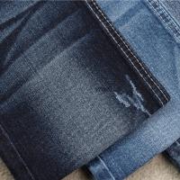 China Light Slub Open End Yarn Jeans Denim Fabric 98%Cotton 2% Spandex factory