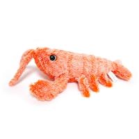 China Gravity Jump Pet Shrimp Plush Toy Usb Charging factory