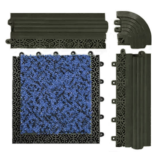 Quality Modular Seamless Interlocking PVC Mats Nylon PP Infill 20 X 20 Carpet Squares for sale
