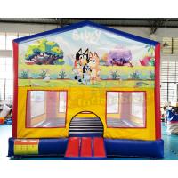 China Advertisement 1000D Inflatable Bounce Houses Lovely Dog Jumping Bouncer factory