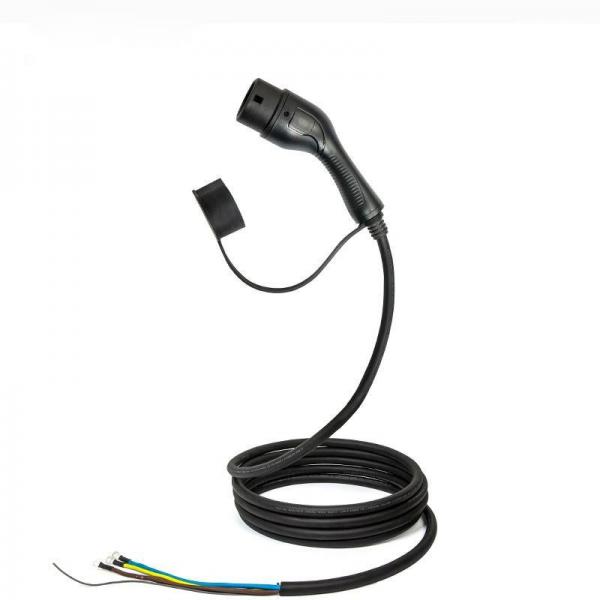 Quality 22kW Portable Vehicle Charging Cable EV OEM Single Gun Type2 Charger Plug 32A/3Phase for sale