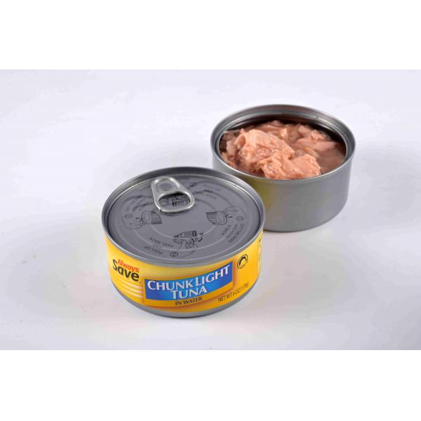 Quality Canned Bonito Tuna Chunk / Shredded In Vegetable Oil China Canned Tuna Fish for sale