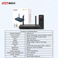 China WiFi WiFi 6 Android 12 Tv Box Streaming 2.4G 5.8G Streaming Box All Channels factory