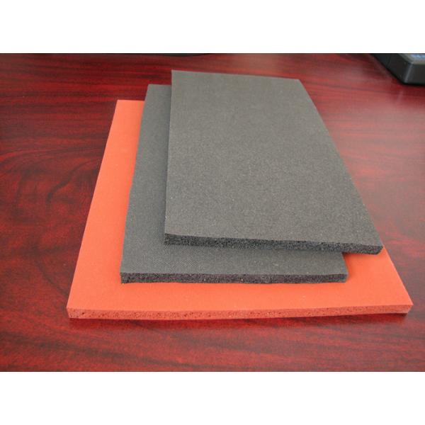 Quality Double Impression Fabric Silicone Foam Rubber Sheet 200 Psi For Ironing Table for sale