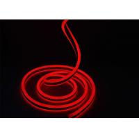 Quality IP65 Waterproof Led Flexible Neon Lights , Red Neon Rope Light Flex Tube for sale