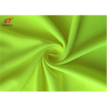 Quality 100% Polyester Bird Eye Mesh Fabric Fluorescent Material Fabric For Jerseys for sale