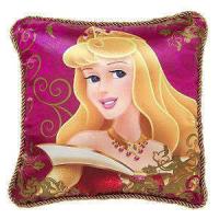 China Lovely Disney Princess Aurora Plush Square Pillow And Cushion For  Bedding factory