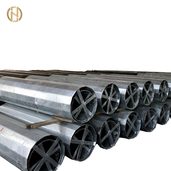 Quality Telescopic Galvanized Steel Pole Well Finished Welding Long Service Life for sale