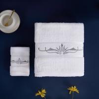 China Fishbone Satin Hotel Towel Set Bath Towel Sets Gift Set Woven For Adults factory