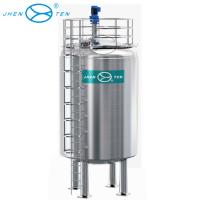 China 100000 Liter Stainless Steel Storage Tank Vertical Type For Water / Milk / Juice Storage factory