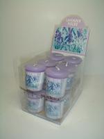 Buy cheap 12pk 100% paraffin wax mushroom scented candle with printed card and PDQ box from wholesalers