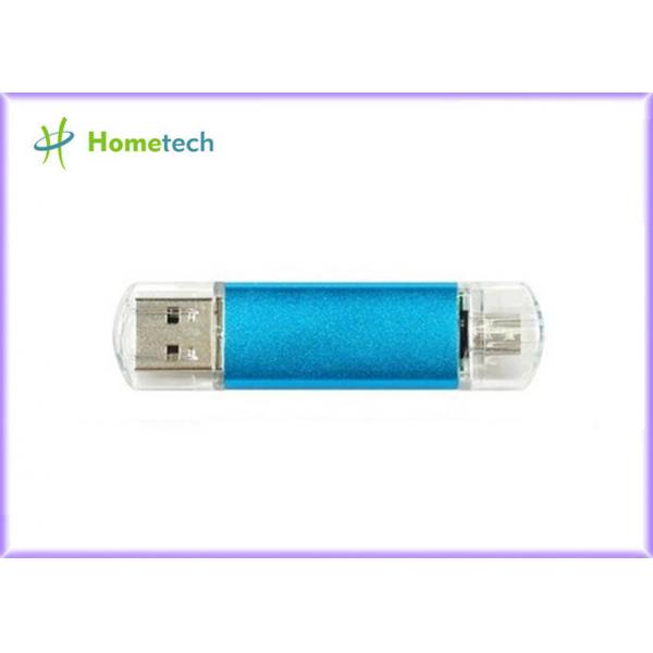 Quality 2GB High Speed OTG Mobile Phone USB Flash Drive U Disk Blue , 10MB/s for sale
