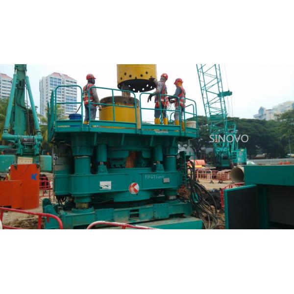 Quality Bored pile Casing Rotator No Noise With Cummins Engine for Barrier clearance, for sale
