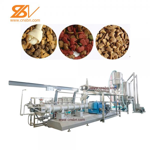 Quality Stainless Steel Dog Food Maker Machine Big Capacity Inflated Kibble Wet for sale