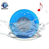 China mini Shower Waterproof Speaker Car Mic Handsfree Music Mic Wireless Bluetooth 3.0 Speaker factory