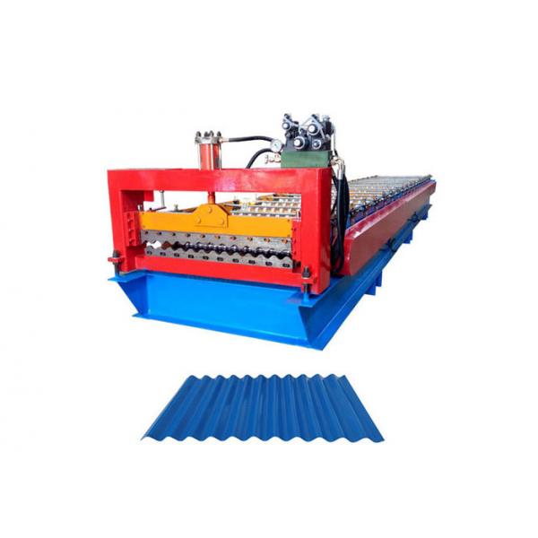 Quality Building Material Corrugated Steel Panel Roll Forming Machine Roller Diameter 80MM for sale