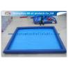 China Rectangular Inflatable Swimming Pool Above Ground , Backyard Inflatable Pool For Family factory