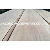 China Crown Cut Sliced American Cherry Wood Veneer Sheet For Interior ecoration factory
