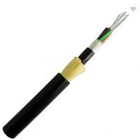 Quality 24cores ADSS G652D Aramid Yarn Dielectric Self Supporting Optic Fiber Cable for sale