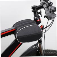 China Bike Phone Front Frame Bag Waterproof Bicycle Handlebar Bag With Touch Screen Cell Phone Case Holder Cycling Storage factory