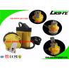 China Durable 10.4Ah Rechargeable Mining Cap Lights Black Ultra Bright 348 Lum factory