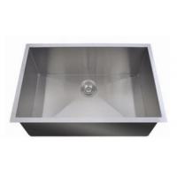 China Right Angle Stainless Single Basin Kitchen Sink Undermount 600*450mm factory