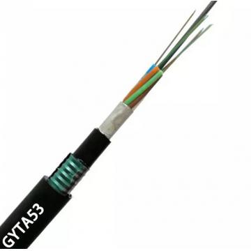Quality Outdoor Single Mode Fiber Optic Outdoor Cable G652d Double Sheath For Communicat for sale