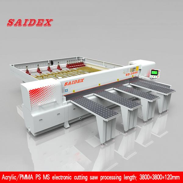 Quality 50Hz Acrylic Sectioning Machine which Can cut 120mm thick material Acrylic computerized cutting board saw with 3800mm for sale