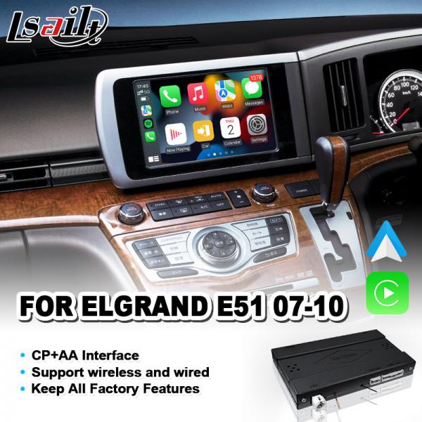 Quality Lsailt Carplay Android Auto Video Interface For Nissan Elgrand E51 Series 3 2007-2010 for sale