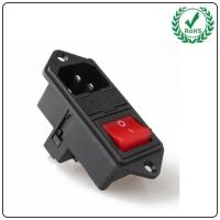 China LZ-14-F14 C14 Electrical Switch Socket 3 Pin Toggle Switch Wiring Fuse Connector Plug factory