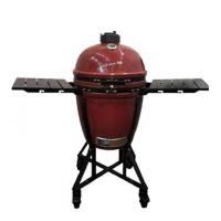 China Outdoor Red Pizza SGS 21.5 Inch 54.6cm Ceramic BBQ Grill for sale