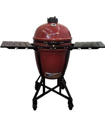 Quality Outdoor Red Pizza SGS 21.5 Inch 54.6cm Ceramic BBQ Grill for sale