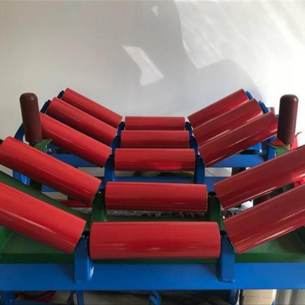 Quality Rust Red Wear Resistant DT II Conveyor Roller for sale