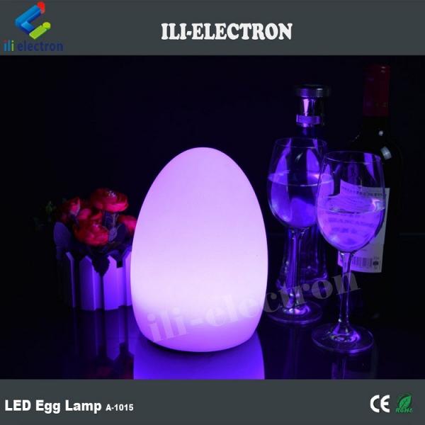 Quality Remote Control Egg Shaped Night Light IP65 Waterproof PE Plastic material for sale