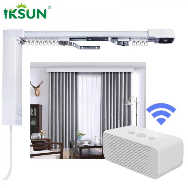 Quality 22ft 220V Remote Control Curtain Rail , Motorized Ceiling Curtain Track ODM for sale