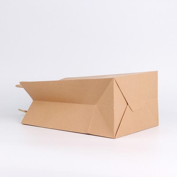 Quality Recyclable Personalised Brown Paper Bags OEM / ODM Available For Packaging for sale