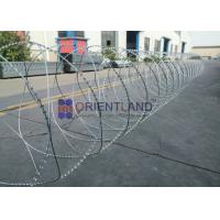 China 450mm/600mm/900mm Razor Barbed Wire Fencing For Garden Protection factory