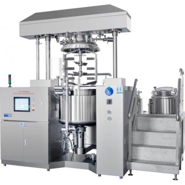 Quality 10000L Cosmetic Emulsifier Mixer With Circulation Homogenizer 3phases 200V for sale
