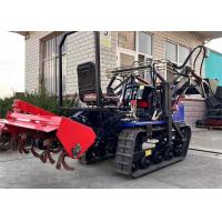 China Ride On Mini Farm Garden Tractor Cultivators Easy Use Farm Crawler Tractor factory