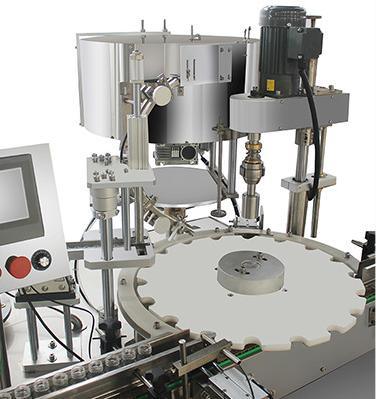 Automatic Bottling, Capping and Labeling Machine