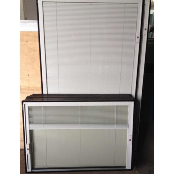 Quality 64"*22"size blinds between tempered glass 1" thickness Belt drive instead of for sale