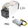 China PSU 580m Asic Bitmain Antminer L3++ 580mh With Power Supply LTC Litecoin Miner factory